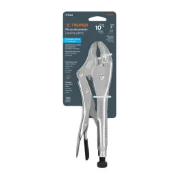  Alicates de Presion 10" Curvo CrMolibdeno Truper 17423 19.491525 Alicate de Presión Curvo 10", Truper 17423

Mordazas curvas de