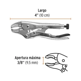  Alicates de Presion 4" Curvo CrMolibdeno Truper 17419 12.20339 Alicate de Presión Curvo 4", Truper 17419

Mordazas curvas de ac