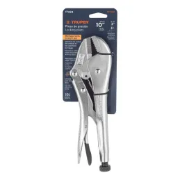  Alicates de Presion 10" Recto CrMolibdeno Truper 17424 19.491525 Alicate de Presión Recto 10", Truper 17424

Mordazas rectas de