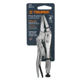  Alicates de Presion 4" Punta Larga CrMolibdeno Truper 17434 16.949153 Alicate de Presión Punta Larga 4", Truper 17434

Mordazas