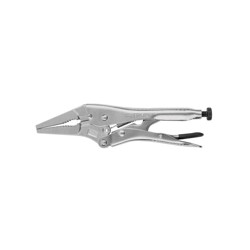  Alicates de Presion 9" Punta Larga CrMolibdeno Truper 17433 19.491525 Alicate de Presión Punta Larga 9", Truper 17433

Mordazas