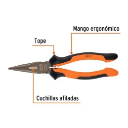  Alicates de punta y corte 8" Aislado 1000v ComfortGrip CrVanadio Truper 17336 21.186441 Alicate Punta y Corte 8" Comfort Grip, 