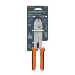  Alicates Pela Cable 10" 20-10 AWG 10Mordazas Truper 17358 22.033898 Alicate Pela Cables 10", 20 a 10 AWG, Truper 17358

Fabrica