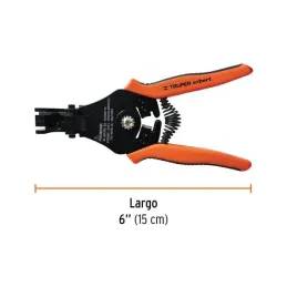  Alicates Pela Cable Automatico 6" 16-12AWG CuchillaSK5Truper 17376 83.898305 Alicate Pela Cables Automatico de Precisión 6", 16