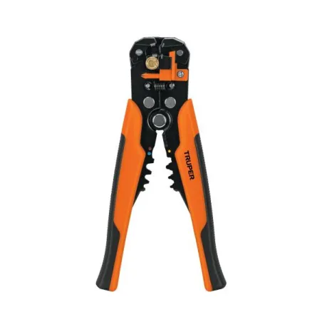  Alicate Pela Cable Automatico 8" 22-10 AWG 3Mordazas Truper 17360 32.20339 Alicate Pela Cables Automatico 8", 22 a 10 AWG, Trup
