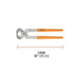  Alicate Tenaza 10", para carpinteros en acero al cromo vanadio, Mango de vinil, TN-10 17386 Truper 21.186441 Tenaza para Carpin