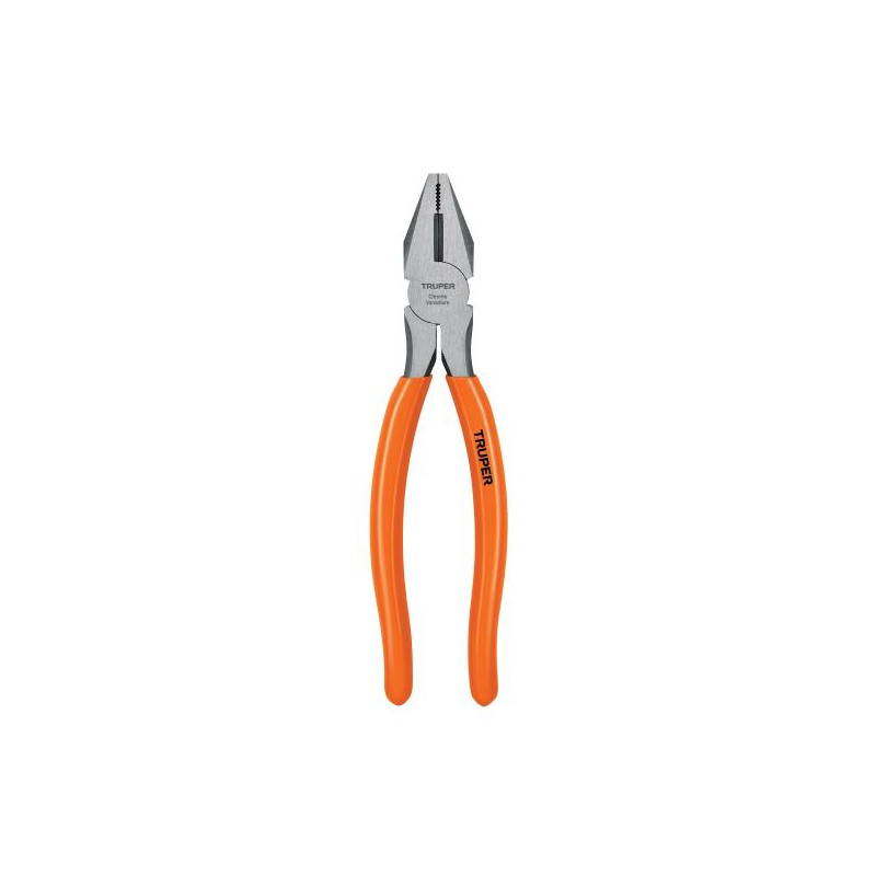  Alicates universal 8" CrVanadio MangoPVC Truper 17308 17.79661 Alicate Universal 8" Mango de PVC, Truper 17308 

Fabricada en a