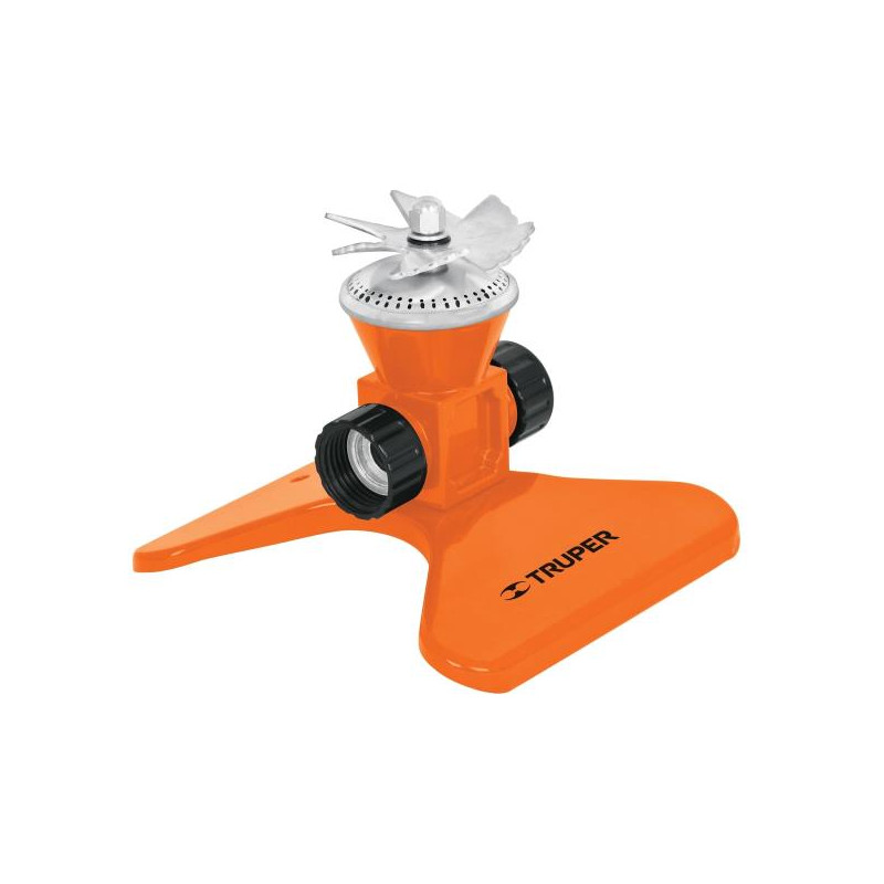 Aspersor base de Acero con Aspas Giratorias 3/4", Alcance 4.25m, conexion en serie, Area 360, 50 PSI, ASP-50 10329 Truper 20.33