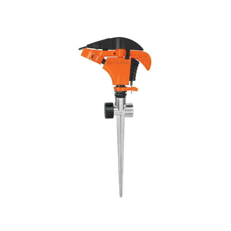  Aspersor Plastico 2 via 3/4", Estaca 21cm, Alcance 8.5m, Area 360, 50 PSI, Para conexion en Serie, ASP-P11X 10339 Truper 11.694