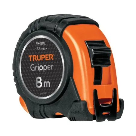  Wincha Flexometro Griper 8M con TPR, cinta medicion ambos lados, carcasa ABS, FH-8ME 15389 Truper 21.186441 Wincha Flexometro G