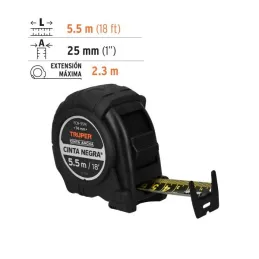  Winchas Flexometro Cinta Negra 5.5M TPR ABS Truper 11745 16.949153 Winchas Flexometro Cinta Negra 5.5M TPR ABS Truper 11745

Ca