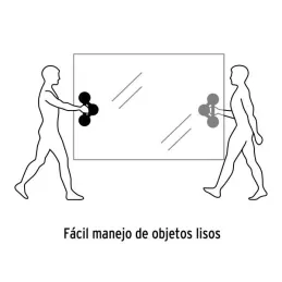  Ventosas de aluminio para vidrio 3 copas de succión Truper 100762 60.169492 Ventosas de aluminio para vidrio 3 copas de succión