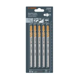  Seguetas T 5-10DPP x130mm HSS Cortes Ugeneral 5Piezas Caladoras Truper 103049 21.186441 Seguetas T 5-10DPP x130mm HSS Cortes Ug