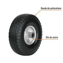  Rueda Imponchable 10" Para Carreta de Carga 16188 Truper 45911 43.220339 Rueda Imponchable 10" Para Carreta de Carga 16188 Trup
