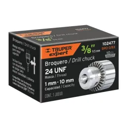  Mandriles Chucks uso rudo con llave, 3/8", Truper 102477 26.271186 Mandriles Chucks uso rudo con llave, 3/8", Truper 102477

Fi