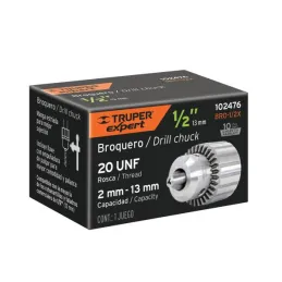 Mandriles Chucks con Llave 1/2" Truper 102476 27.966102 Mandriles Chucks con Llave 1/2" Truper 102476

Firme sujeción de acceso