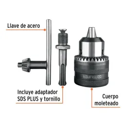  Mandriles Chucks con Llave 1/2" con adaptador SDS Plus Truper 102475 18.644068 Mandriles Chucks con Llave 1/2" con adaptador SD