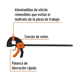  Prensas de ajuste rapido 18" uso rudo Truper 102629 40.677966 Prensas de ajuste rapido 18" uso rudo Truper 102629

Cuerpo de ny