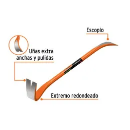  Pata de Cabra 7/8" x75cm 3kg Truper 102670 25.423729 Pata de Cabra 7/8" x75cm 3kg Truper 102670

Fabricada en acero con doble t