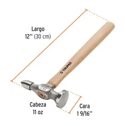  Martillos Planchadores 11oz Punta Fino Mmadera30cm Truper 16865 19.491525 Martillos Planchadores 11oz Punta Fino Mmadera30cm Tr