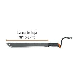  Machetes 18" UsoLigero Doble Filo ConfortGrip, Sierra y Machete Truper 15893 22.881356 Machetes 18" UsoLigero Doble Filo Confor