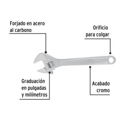  Llave Francesa 15" A1-3/4" Cromadas Pretul 26054 41.525424 Llave Francesa 15" A1-3/4" Cromadas Pretul 26054

Fabricado en acero