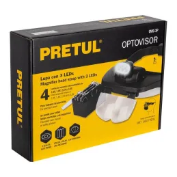  Lupa optovisor de 3leds 3PilasAAA para Trabajo a Detalle Pretul 26019 37.288136 Lupa optovisor de 3leds 3PilasAAA para Trabajo 