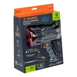  Linternas Led 900lm Recargables AltaPotencia 455m Lampara Truper 102404 90.677966 Linternas Led 900lm Recargables AltaPotencia 