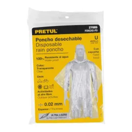 Poncho o capamanga desechable de polietileno Pretul 27089 Pretul-Poncho o capamanga desechable de polietileno Pretul 27089 Fabri