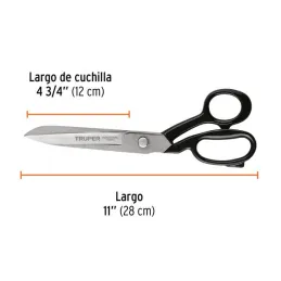  Tijeras para Sastre 11" Industrial Textil Pollerias Truper 102945 39.830508 Tijeras para Sastre 11" Industrial Textil Pollerias