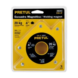  Escuadras Magnética 4" para soldar 20kg Pretul 28243 9.322034 Escuadras Magnética 4" para soldar 20kg Pretul 28243

Ideal para 