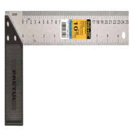  Escuadras Carpintero 10”  DobleGraduacion MangoABS Pretul 26088 8.474576 Escuadras Carpintero 10” DobleGraduacion MangoABS Pret