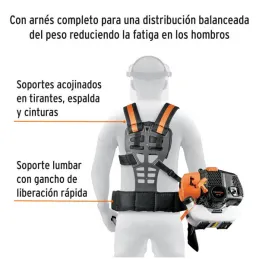  Desmalezadora a gasolina 63cc 3HP MangoTipoBici Desbrozadora Truper 11032 644.067797 Desmalezadora a gasolina 63cc 3HP MangoTip