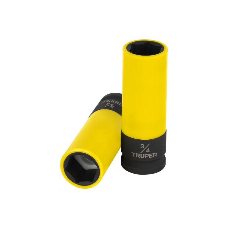  Dados 3/4" E1/2 Impacto Tubulares Hexagonales Con Polipropileno Truper 100927 11.355932 Dados 3/4" E1/2 Impacto Tubulares Hexag