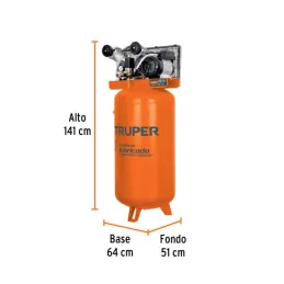  Compresor 180L vertical 4HP DoblePiston Truper 103304 2179.661017 Compresor 180L vertical 4HP DoblePiston Truper 103304

Motor 
