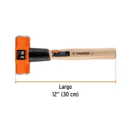  Comba Octagonal Cabeza 3 lb x12" Maquinada Termoplastico Truper 16507 21.186441 Comba Octagonal Cabeza 3 lb x12" Maquinada Term