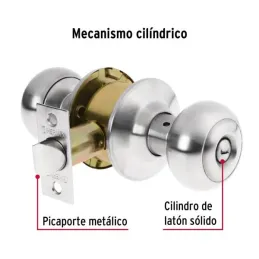  Cerraduras Pomo Oval Cromo Mate Baño Hermex 43450 25.423729 Cerraduras Pomo Oval Cromo Mate Baño Hermex 43450

Cerrojo con botó