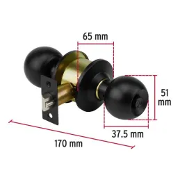  Cerraduras Pomo Negro Dormitorio Hermex 43910 26.271186 Cerraduras Pomo Negro Dormitorio Hermex 47910

Cerrojo con llave al ext