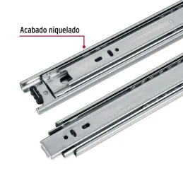  Correderas de Extension 60cm A4.5cm para Cajon 2Piezas Hermex 43276 12.966102 Correderas de Extension 60cm A4.5cm para Cajon 2P