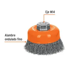 Cardas Copa 4" Ondulado Fino M14 Truper 11532 16.949153 Cardas Copa 4" Ondulado Fino M14 Truper 11532
Fabricada en acero al ca Cardas Copa 4" Ondulado Fino M14 Truper 11532 16.949153 Cardas Copa 4" Ondulado Fino M14 Truper 11532
Fabricada en acero al ca