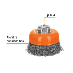  Cardas Copa 3" Ondulado Fino M14 Truper 14180 10.762712 Cardas Copa 3" Ondulado Fino M14 Truper 14180

Fabricada en acero al ca