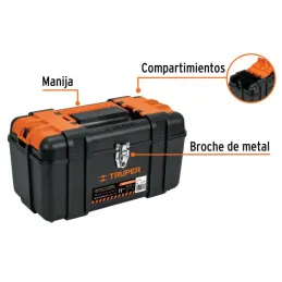  Cajas para Herramientas 17" 43x25x23cm Industrial Truper 102434 33.898305 Cajas para Herramientas 17" 43x25x23cm Industrial Tru