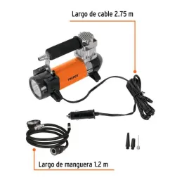  Compresora de Aire 12V Portatil para Auto con Maletin Truper 19999 104.237288 Compresora de Aire 12V Portatil para Auto con Mal