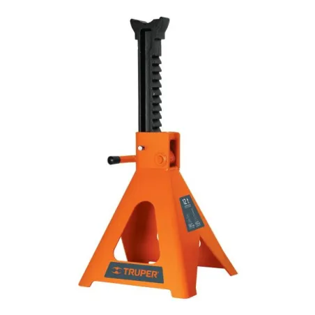  Caballete 12 Toneladas 2 Piezas, Base Ancha y Palanca de Ajuste de Altura, TORAU-12 14847 Truper 524.576271 Caballete para Auto