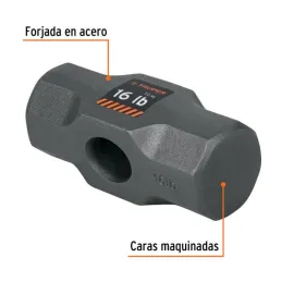  Cabezas  de Comba Octagonal 16 Lb Ojillo Ovalado Truper 10595 66.101695 Cabezas de Comba Octagonal 16 Lb Ojillo Ovalado Truper 
