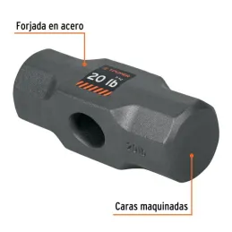  Cabezas  de Comba Octagonal 20 Lb Ojillo Ovalado Truper 10596 92.372881 Cabezas de Comba Octagonal 20 Lb Ojillo Ovalado Truper 
