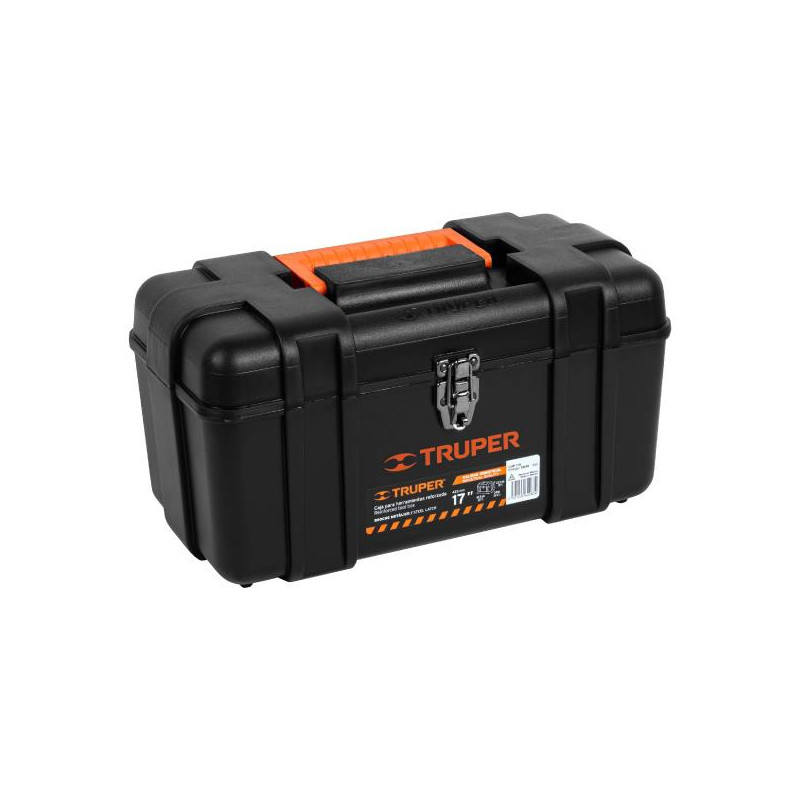  Caja para Herramientas Plastica Largo 17", Ancho 9 1/2", Alto 9", Peso 1.7 kg, Industrial, CHP-17X 19565 Truper 31.355932 Caja 
