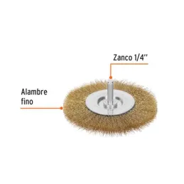  Cardas Circulares 4" Fino Z1/4" Truper 11576 8.389831 Cardas Circulares 4" Fino Z1/4" Truper 11576

Fabricada en acero latonado