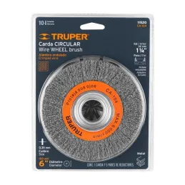  Cardas Circulares 6" Ondulado Truper 11520  21.186441 Cardas Circulares 6" x3/4" Ondulado Truper 11520

Alambres ondulados de a