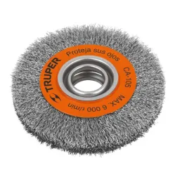  Cardas Circulares 6" Ondulado Truper 11523 22.881356 Cardas Circulares 6" x13/16" Ondulado Truper 11523

Alambres ondulados de 